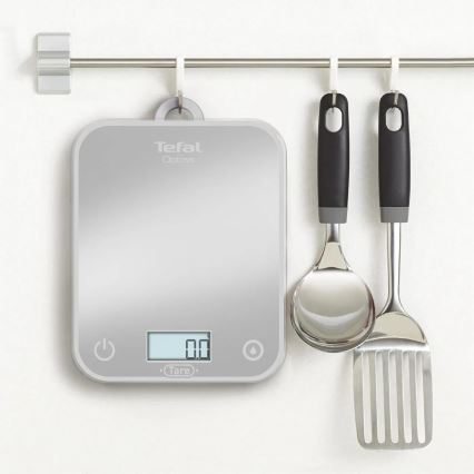 Tefal - Keukenweegschaal OPTISS 2xAAA grijs