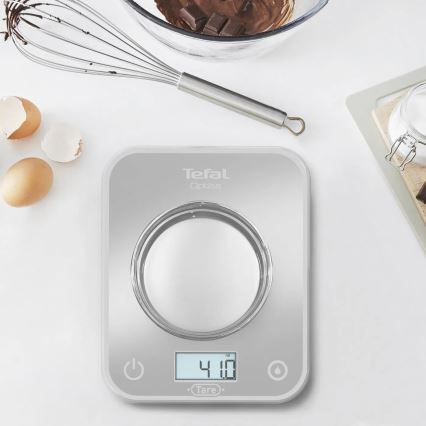 Tefal - Keukenweegschaal OPTISS 2xAAA grijs