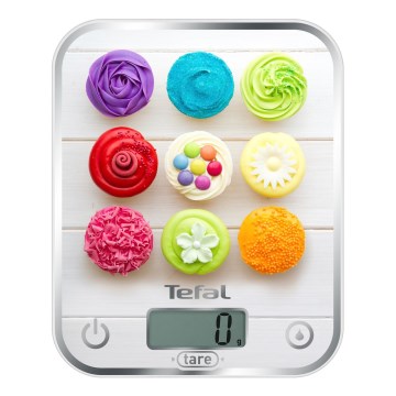 Tefal - Keukenweegschaal OPTISS 2xAAA kleurrijk