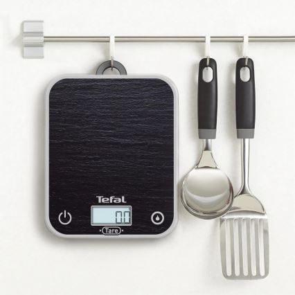 Tefal - Keukenweegschaal OPTISS 2xAAA zwart
