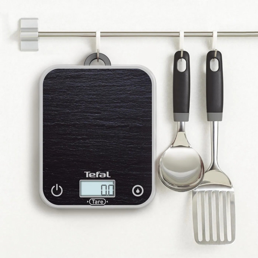 Tefal - Keukenweegschaal OPTISS 2xAAA zwart