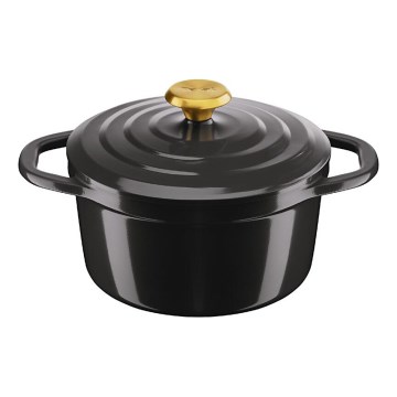 Tefal - Kookpan met deksel AIR 20 cm antraciet