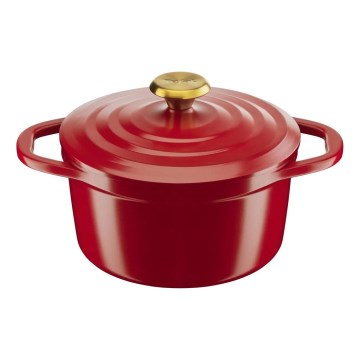 Tefal - Kookpan met deksel AIR 20 cm rood