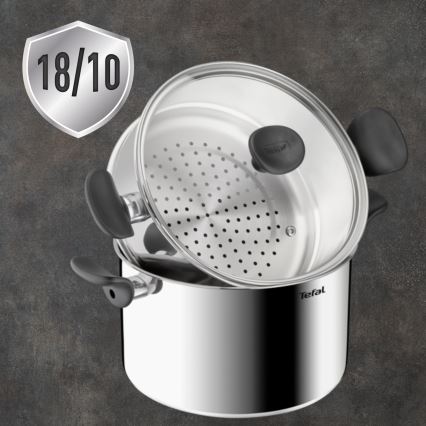 Tefal - Kookpan voor couscous met stoominzet PRIMARY 24 cm