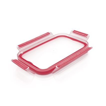 Tefal - MSEAL GLASS bewaarcontainer 1,3 l, rood/glas