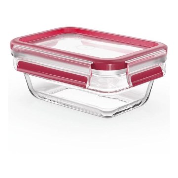 Tefal - MSEAL GLASS bewaardoos voor voedsel 0,45 l, rood/glas