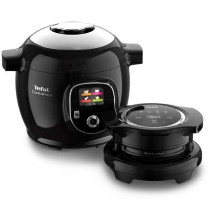 Tefal - Multifunctionele elektrische snelkookpan met accessoires, 6 L, 1600 W / 230 V, zwart