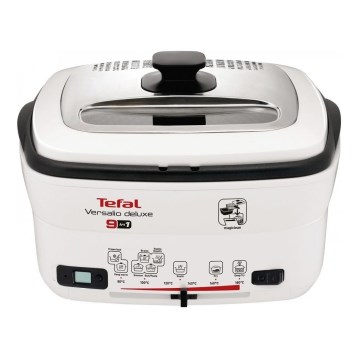 Tefal - Multifunctioneel deep fryer 9in1 VERSALIO DE LUXE 1600W/230V 2 l wit