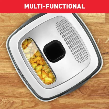 Tefal - Multifunctioneel deep fryer 9in1 VERSALIO DE LUXE 1600W/230V 2 l wit