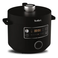 Tefal - Multifunctionele elektrische kookpan TURBO CUISINE 4,8 l 1090W/230V zwart