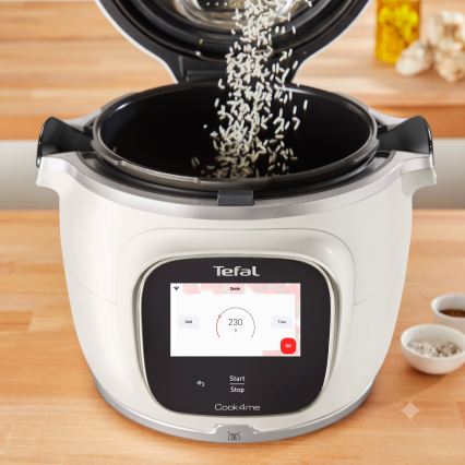 Tefal - Multifunctionele elektrische snelkookpan 6 l COOK4ME TOUCH PRO 1600W/230V