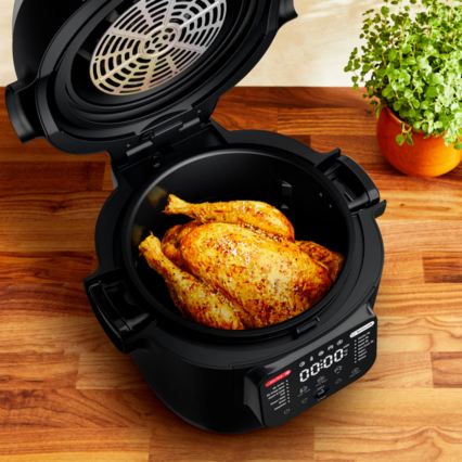 Tefal - Multifunctionele kookpan en heteluchtfriteuse 2-in-1 MULTICOOK ACTIFRY 1334W/230V 6 l