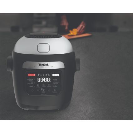 Tefal - Multifunctionele kookpan en heteluchtfriteuse 2-in-1 MULTICOOK ACTIFRY 1334W/230V 6 l