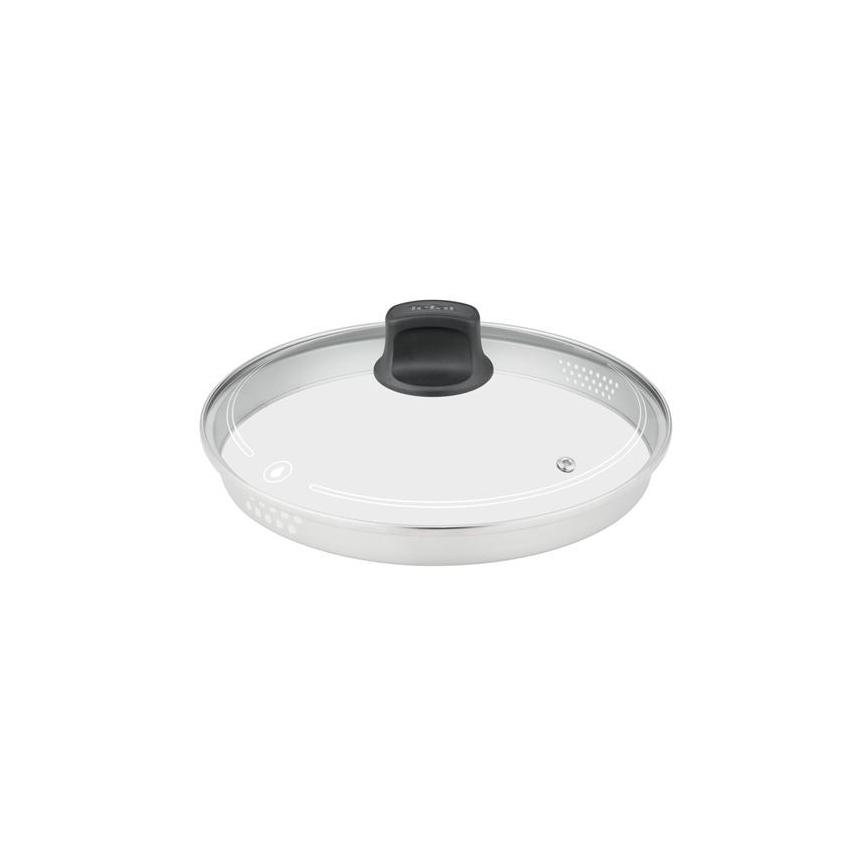 Tefal - Pan met deksel BLACK STONE 26 cm
