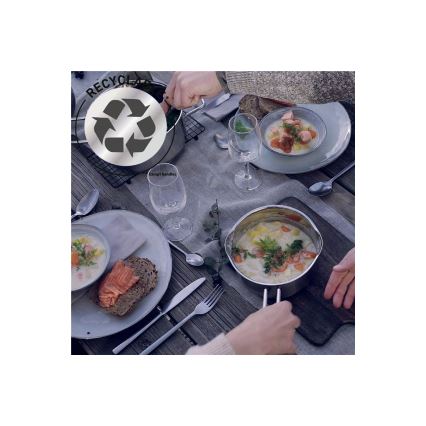 Tefal - Pannenset 10-delig NORDICA van roestvrij staal