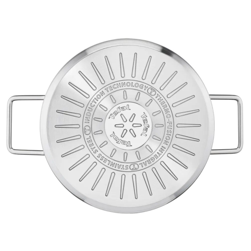 Tefal - Pannenset 10-delig NORDICA van roestvrij staal