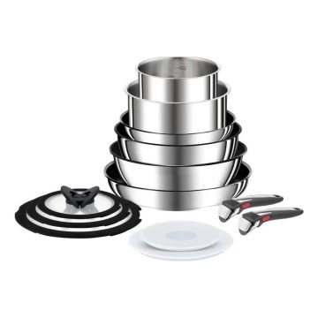Tefal - Pannenset 13-delig INGENIO PREFERENCE ON roestvrij staal