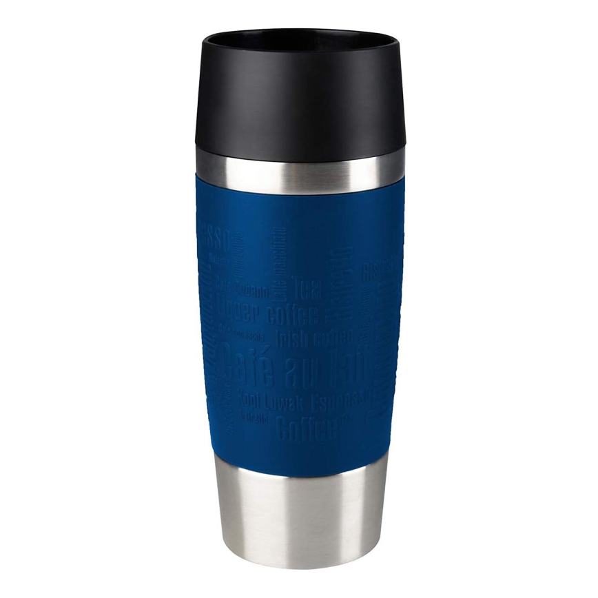 Tefal - Reismok 360 ml TRAVEL MUG roestvrij/donkerblauw