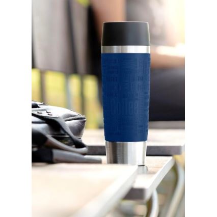 Tefal - Reismok 360 ml TRAVEL MUG roestvrij/donkerblauw