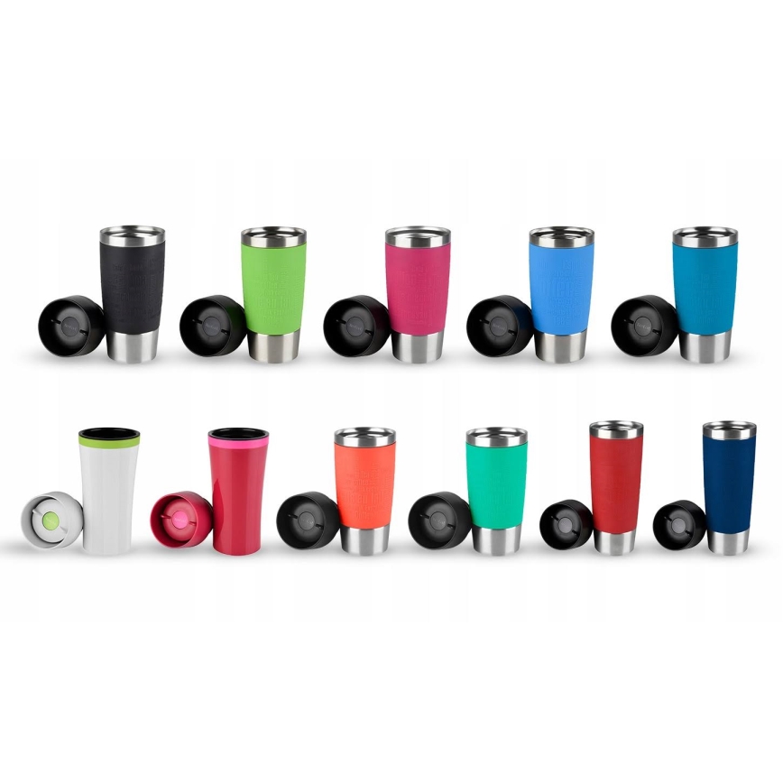Tefal - Reismok 360 ml TRAVEL MUG roestvrij/groen