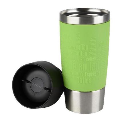 Tefal - Reismok 360 ml TRAVEL MUG roestvrij/groen