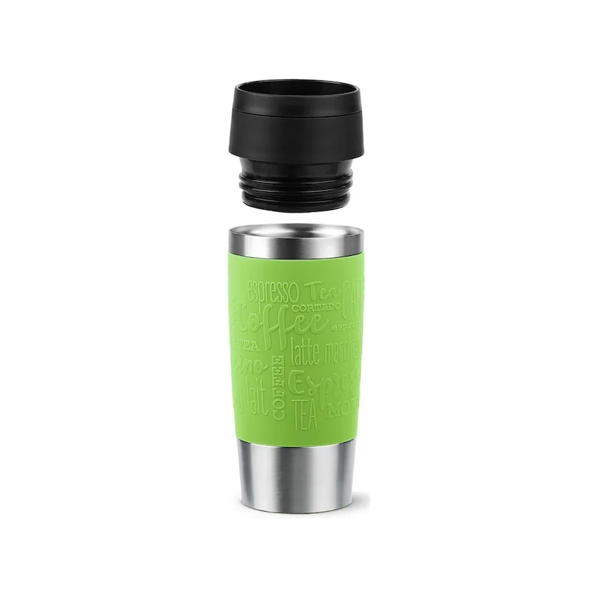 Tefal - Reismok 360 ml TRAVEL MUG roestvrij/groen