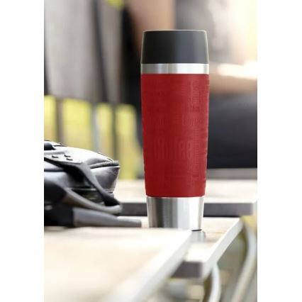 Tefal - Reismok 500 ml TRAVEL MUG roestvrij/rood