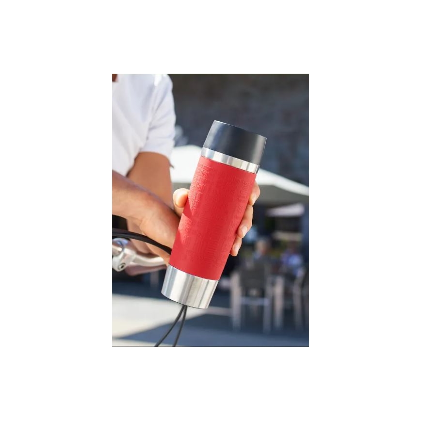 Tefal - Reismok 500 ml TRAVEL MUG roestvrij/rood