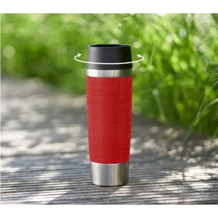 Tefal - Reismok 500 ml TRAVEL MUG roestvrij/rood