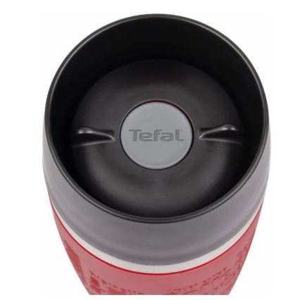 Tefal - Reismok 500 ml TRAVEL MUG roestvrij/rood