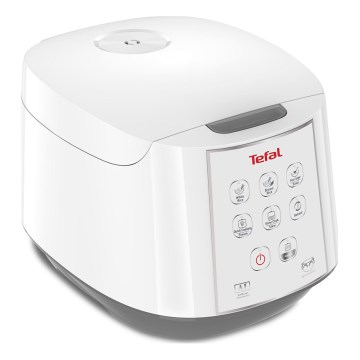 Tefal - Rijstkoker 8-in-1 EASY COOK 750 W/230 V 5 l wit