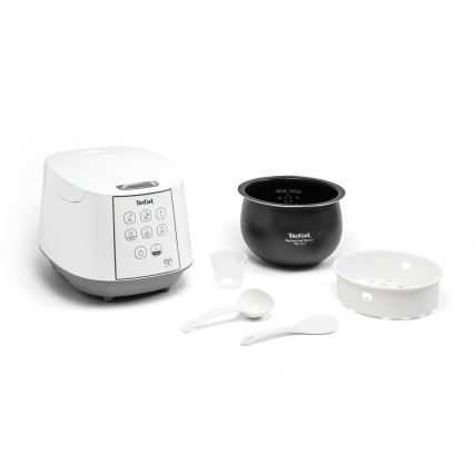 Tefal - Rijstkoker 8-in-1 EASY COOK 750 W/230 V 5 l wit