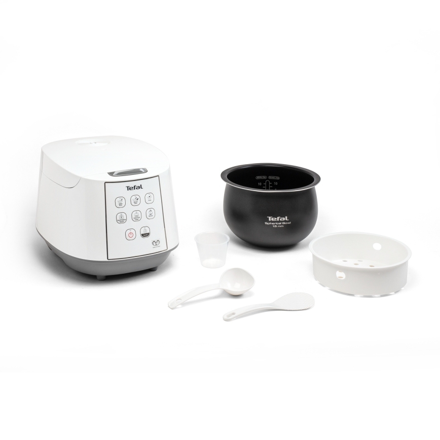 Tefal - Rijstkoker 8-in-1 EASY COOK 750 W/230 V 5 l wit