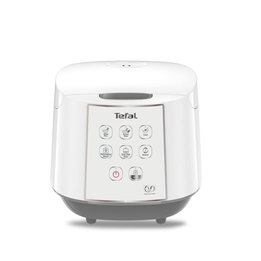 Tefal - Rijstkoker 8-in-1 EASY COOK 750 W/230 V 5 l wit