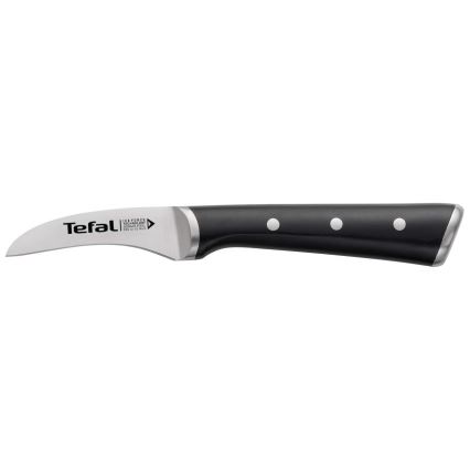 Tefal - Roestvrijstalen vleesmes ICE FORCE 7 cm glanzend chroom/zwart