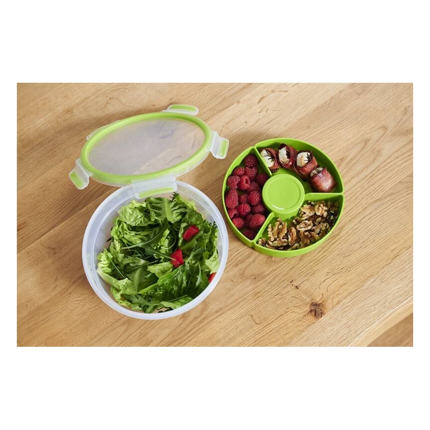 Tefal - Salade container 2,6 l MASTER SEAL TO GO groen