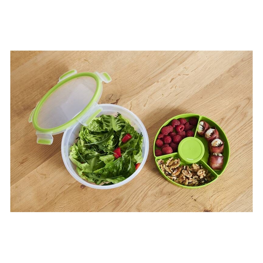 Tefal - Salade container 2,6 l MASTER SEAL TO GO groen