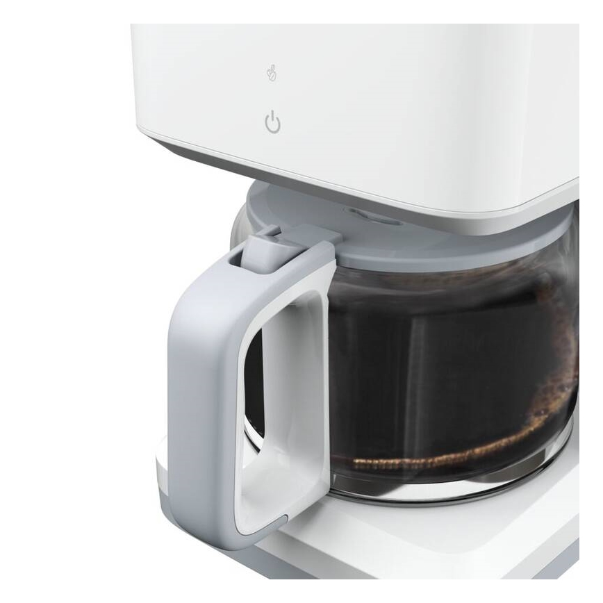 Tefal - Filterkoffiezetapparaat met LCD-display SENSE 1000W/230V wit