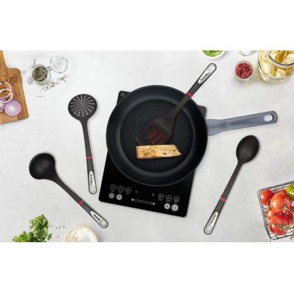 Tefal - Set keukengerei 4 st. INGENIO zwart