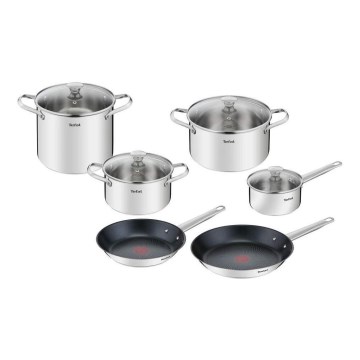 Tefal - Set kookgerei 10 st. COOK EAT roestvrij