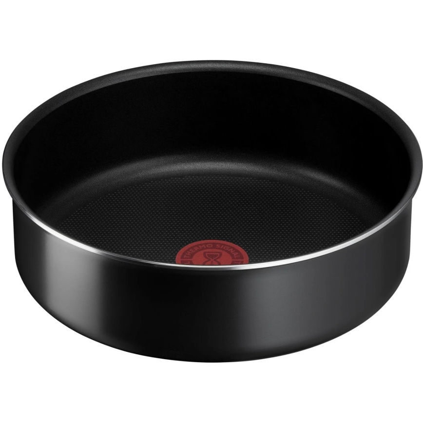 Tefal - Set kookgerei 10 st. INGENIO EASY COOK & CLEAN BLACK