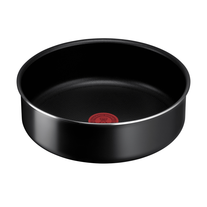 Tefal - Set kookgerei 13 st. INGENIO EASY COOK & CLEAN BLACK