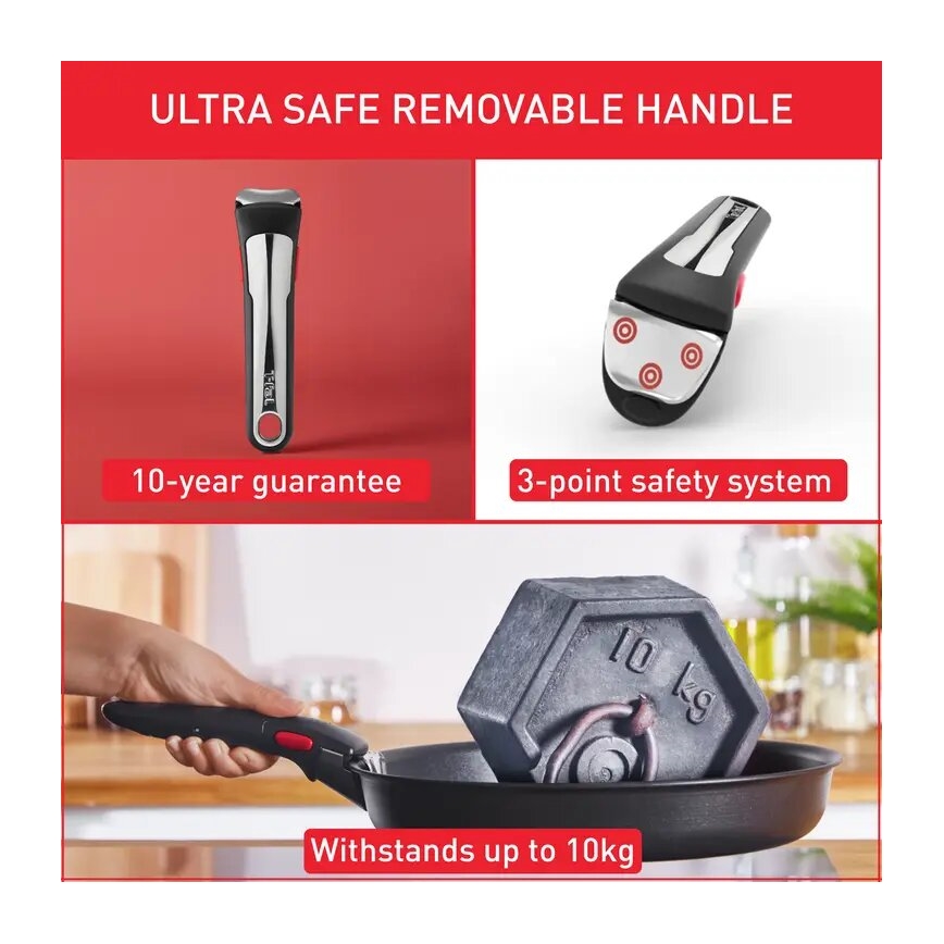 Tefal - Set kookgerei 13 st. INGENIO PREFERENCE ON roestvrij