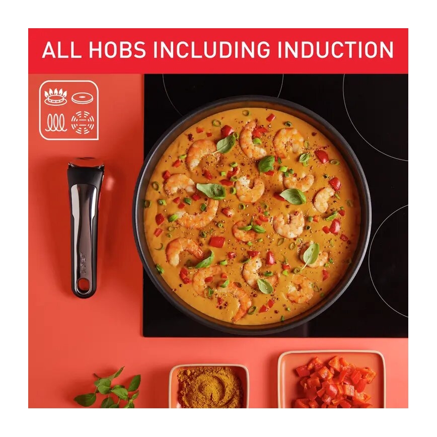 Tefal - Set kookgerei 13 st. INGENIO PREFERENCE ON roestvrij