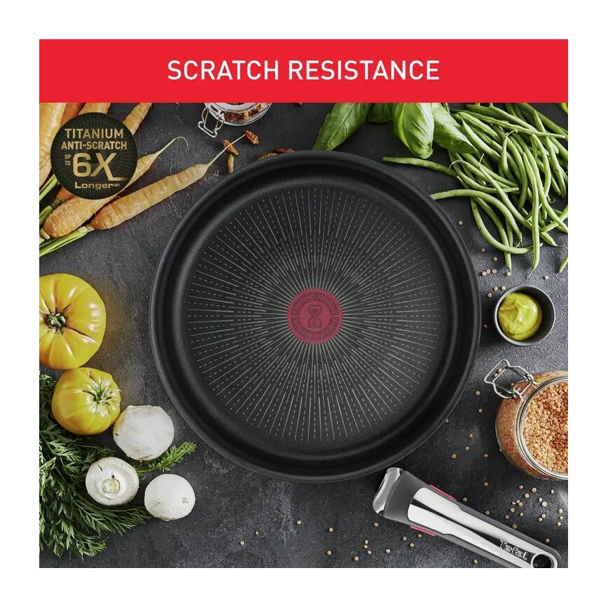 Tefal - Set kookgerei 13 st. INGENIO PREFERENCE ON roestvrij