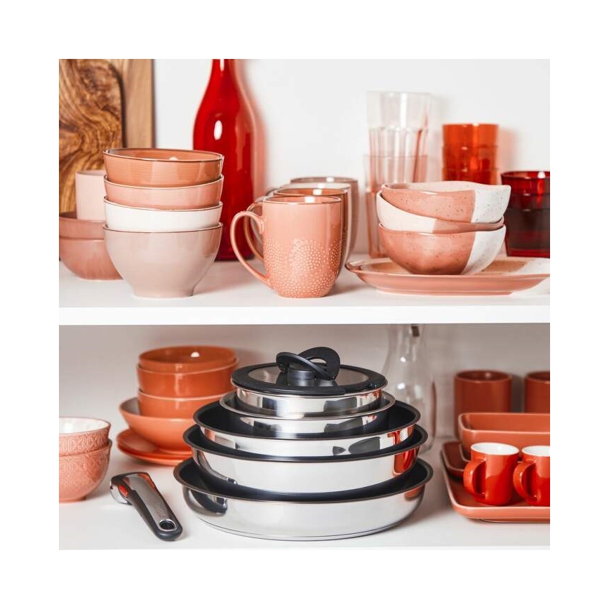 Tefal - Set kookgerei 5 st. INGENIO EMOTION roestvrij