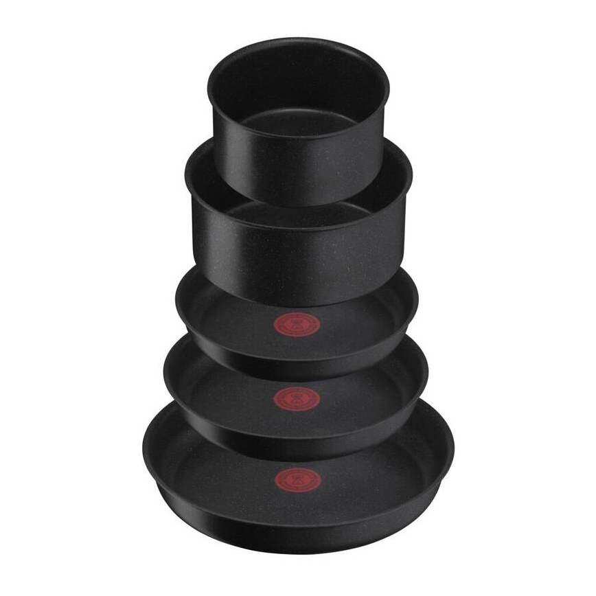 Tefal - Set kookgerei 8 st. INGENIO BLACK STONE