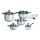 Tefal - Set potten 10 st. DAILY COOK roestvrij