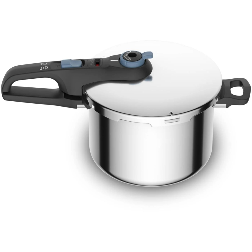 Tefal - Set snelkookpannen 4/6 l SECURE TRENDY roestvrij staal
