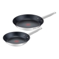 Tefal - Set van 2 COOK EAT koekenpannen 24/28 cm